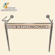 Traditional 950mm wide solid Brass Chrome Wash Stand bathroom accessory brass metal wash basin with stand