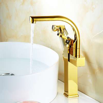 FLG contemporary elegance fashion brass waterfall basin faucet