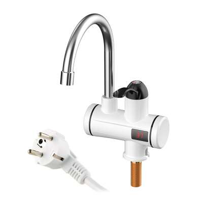 Instant electric hot water heater tap with heating water faucet