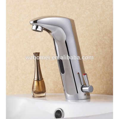 Hot sales brass automatic sensor faucet in chrome plated with CE approved